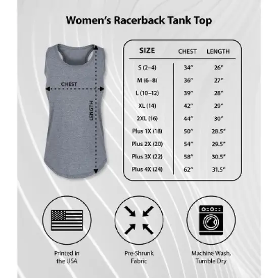 Women's - Disney - Christmas - I'm Snow Cute Graphic Racerback Tank image {4}