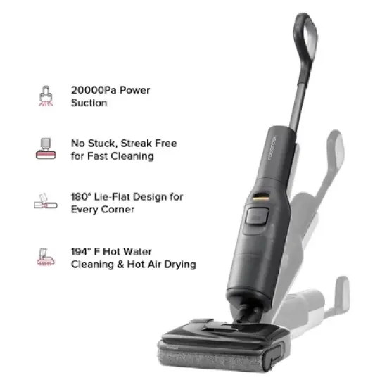 Roborock F25 Cordless Wet Dry Vacuum Cleaner, Floor Washer, Self-Cleaning & Drying System, 60 Min Run Time, Zero-Tangle & Streak-Free image {1}
