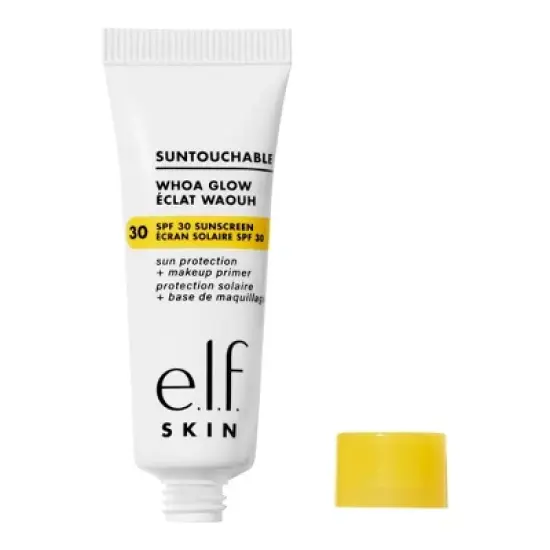 e.l.f. Mini Suntouchable Whoa Glow Sunscreen & Primer - SPF 30 - 0.34 fl oz image {12}