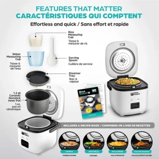 Rice Robot Rice Cooker Electric Rice Maker Pot image {2}
