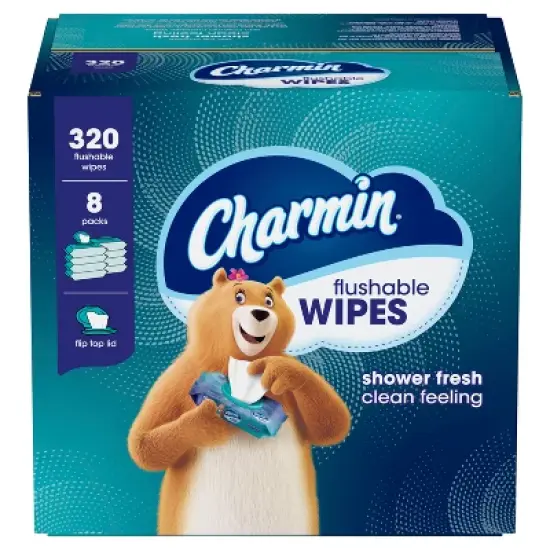 Charmin Flushable Wipes image {5}