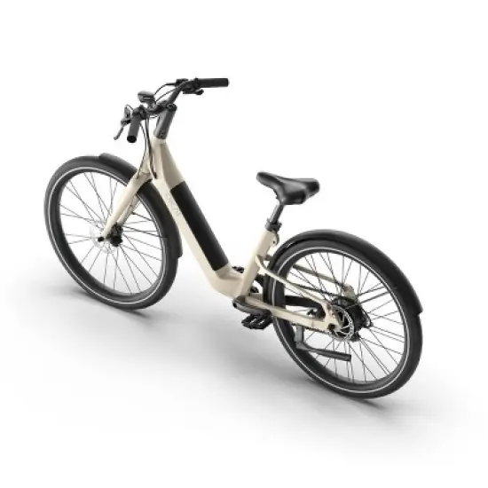 OKAI Stride 27.5" Step Through Electric Cruiser Bike - Brown image {2}