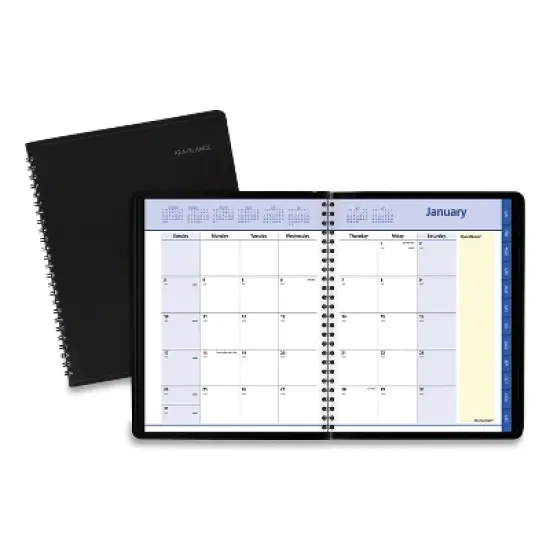 QuickNotes Monthly Planner, 8.75 x 7, Black Cover, 12-Month (Jan to Dec): 2026 image {6}