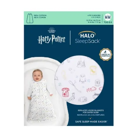 HALO Innovations SleepSack 100% Cotton Wearable Blanket Harry Potter image {2}