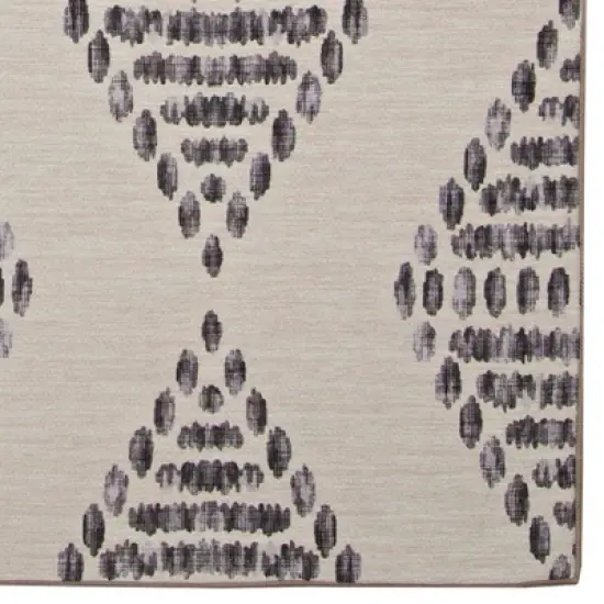 Warson Washable Outdoor Rug Ivory/Brown - Linon image {2}