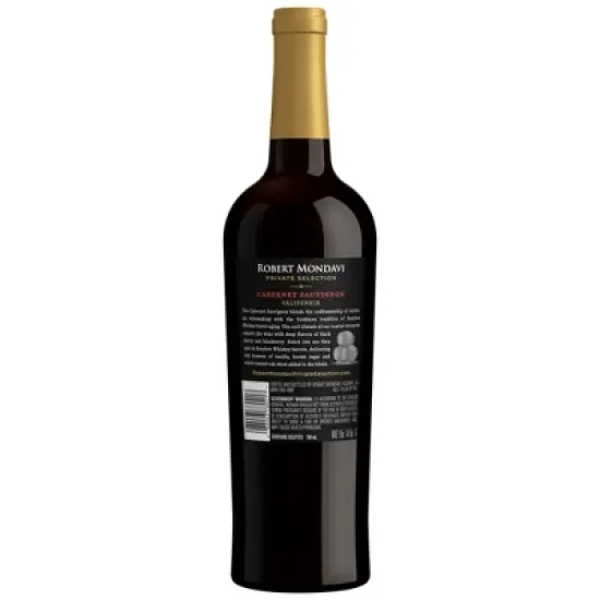 Robert Mondavi Private Selection Bourbon Barrel Aged Cabernet Sauvignon Red Wine - 750ml Bottle image {1}