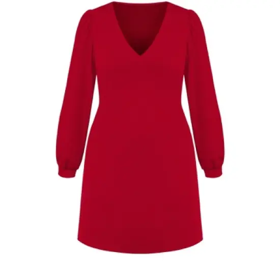 Women's Plus Size  Quiero Dress - red | CITY CHIC image {2}