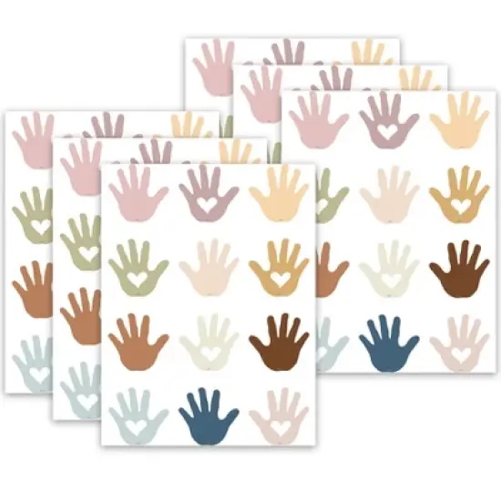 Teacher Created Resources&reg; Everyone is Welcome Helping Hands Mini Accents, 36 Per Pack, 6 Packs image {3}