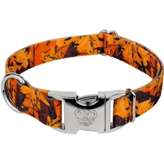 Country Brook Petz Premium Orange Sunset Camo Dog Collar image {4}