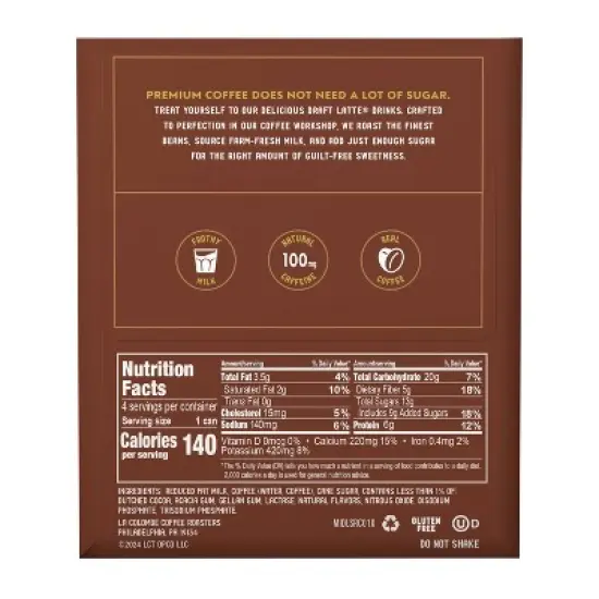 La Colombe S'mores Draft Latte Coffee Drink - 4pk/9 fl oz Cans image {6}