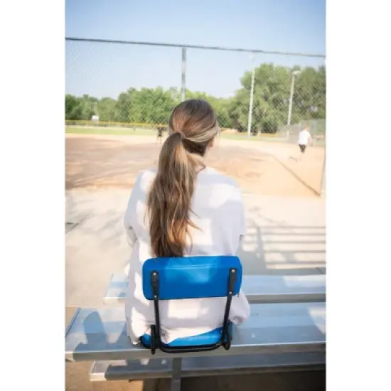 Stansport Steel Frame Foldable Coliseum Seat - Blue image {8}