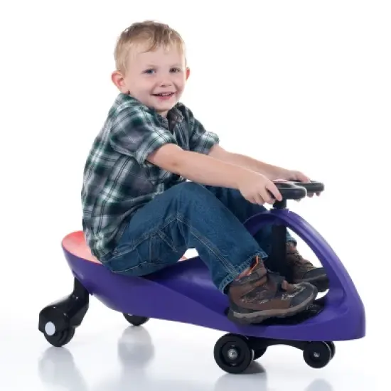Toy Time Kids' Wiggle Car Ride-On Toy - Purple/Red/Black image {2}