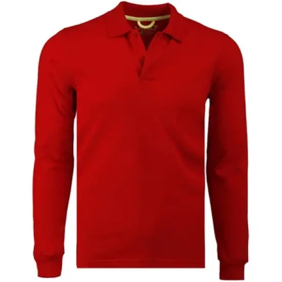 Marquis Men's Long Sleeve Slim Fit Polo Jersey image {3}