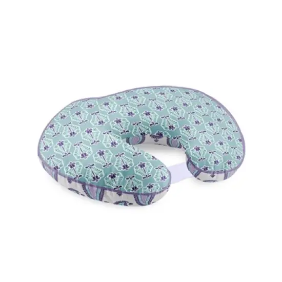 Bacati - 3 pc Isabella Paisley Aqua/Purple Hugster Feeding & Infant Support Nursing Pillow  image {6}