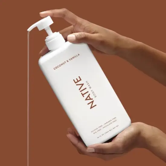 Native Coconut & Vanilla Body Wash - 36 fl oz image {2}