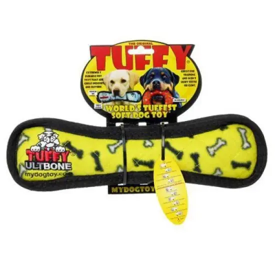 Tuffy Ultimate Bone Dog Toy - Yellow image {2}
