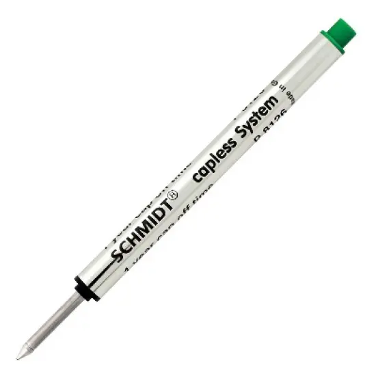 Schmidt Ink Schmidt 8126 Rollerball Short Capless Refill Fine Green 2 Pack (SC58122) image {2}