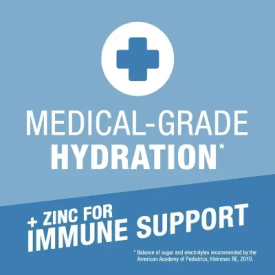 Pedialyte Advanced Care Electrolyte Solution Hydration Drink - Blue Raspberry - 33.8 fl oz image {2}