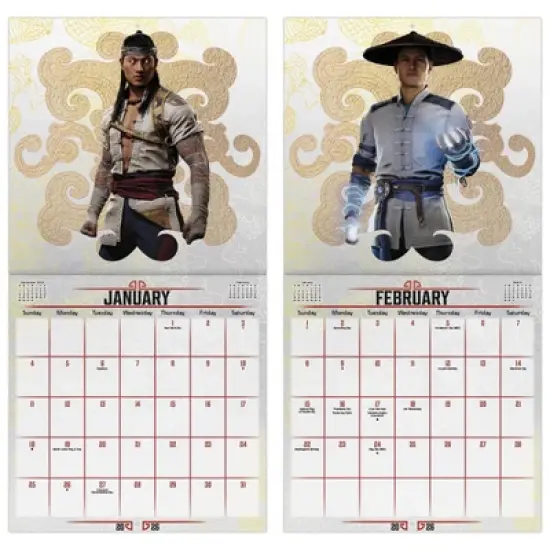 Trends International 2026 Mortal Kombat 12"x12" Wall Calendar image {5}