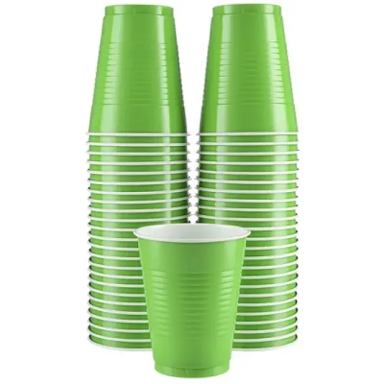 SparkSettings Disposable Plastic Cups 18oz, 50 Pack image {22}