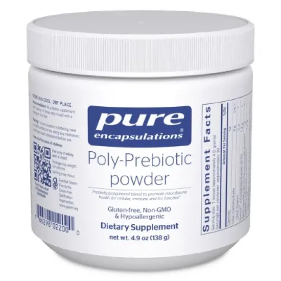 Pure Encapsulations Poly-Prebiotic Powder - Targets Akkermansia Muciniphila to Support GI Barrier Function - 4.9 Ounces image {8}