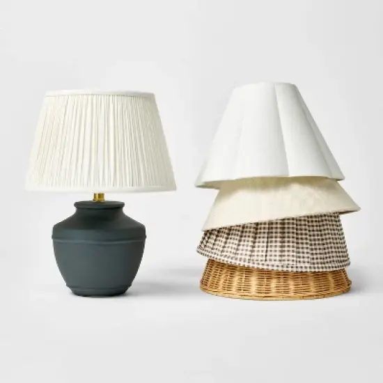 Ceramic Lamp Base Black - Threshold&trade; designed with Studio McGee image {5}