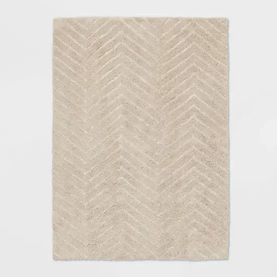 4'x6' Tufted Cotton Chevron Kids' Rug - Pillowfort&trade; image {4}