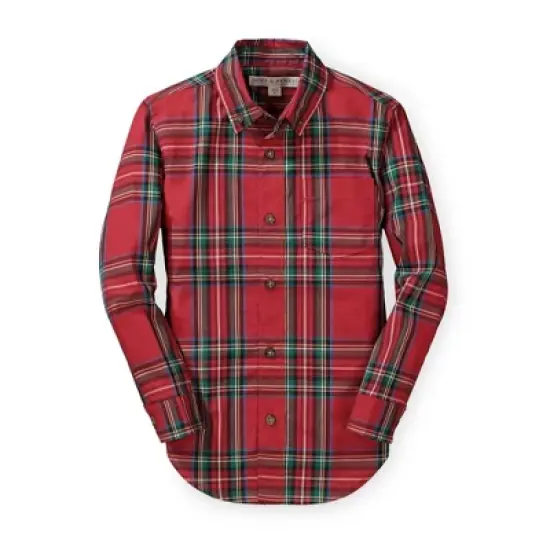 Hope & Henry Boys' Poplin Button Down Shirt, Infant image {7}