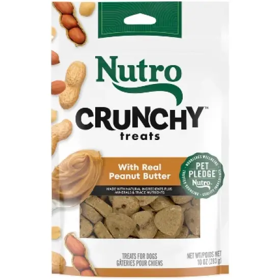 Nutro Peanut Butter Flavor Crunchy Training Treats Dog Treats image {11}