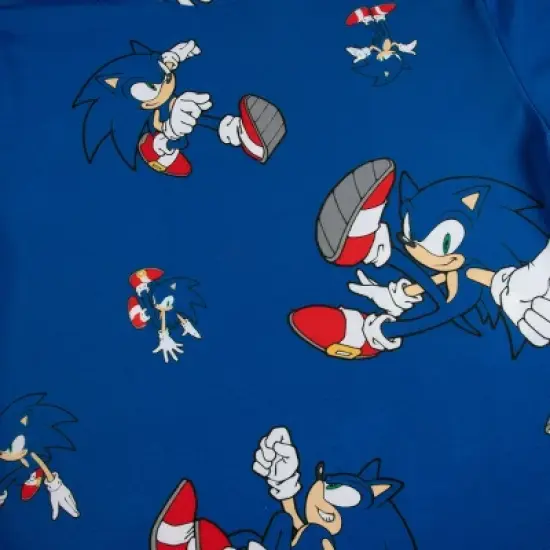Sonic The Hedgehog Characters Crew Neck Short Sleeve 4pk Boy's Tees image {5}