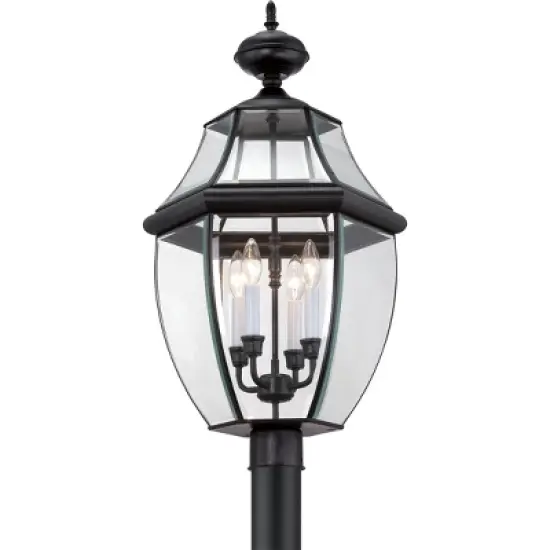 Quoizel Lighting Newbury 4 - Light Post Light in  Mystic Black image {2}