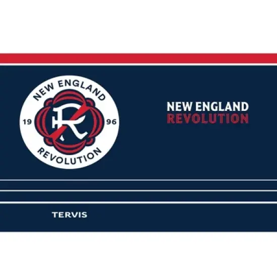 MLS New England Revolution 30oz MVP Stripe Stainless Steel Tumbler image {1}