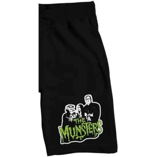 The Munsters Rob Zombie Remake Munsters Family Men's Black Sleep Pajama Shorts image {1}