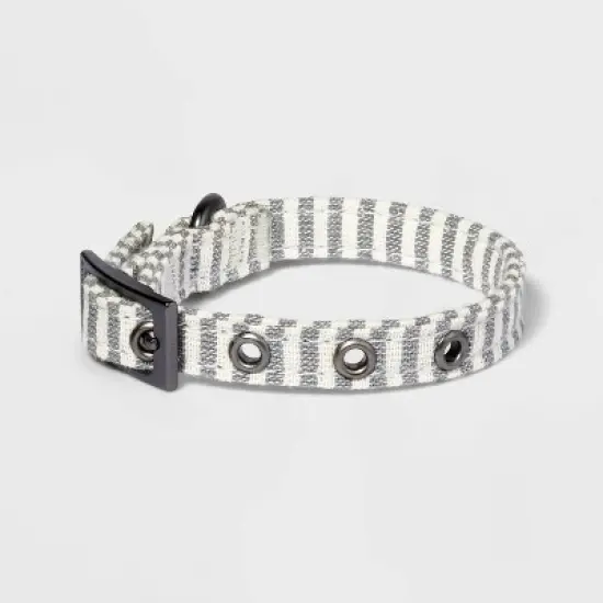 Striped Fashion Dog Collar with Pin Buckle - Boots & Barkley&trade; image {1}