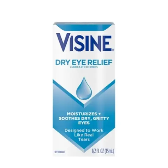 Visine Dry Eye Relief Lubricating Eye Drops - 0.5 fl oz image {7}