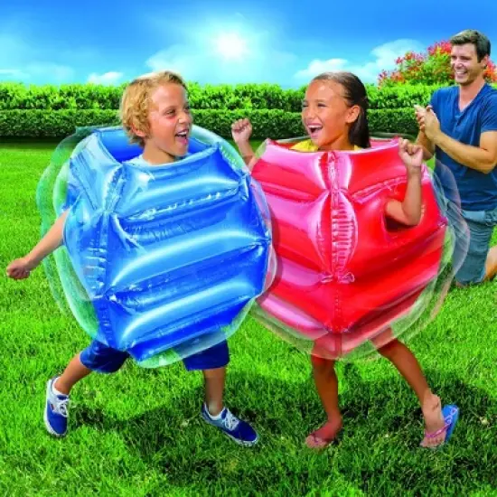 Banzai Battle Bop Combo Pack w/ Inflatable Gloves & Body Bumpers, 2 Pairs & Melon Madness Pool Challenge Underwater Water-Filled Ball w/ Target Hoop image {3}