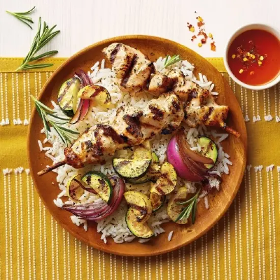 Grilled Chicken Breast Skewers with Rotisserie-Style Seasonings - 6ct/10.5oz - Good & Gather&trade; image {3}