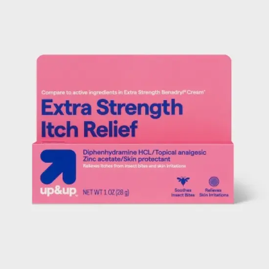Itch Relief Extra Strength Cream - 1oz - up&up&trade; image {4}