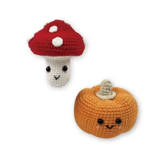 2ct Crochet Kit Pumpkin/Mushroom - Bullseye's Playground&trade; image {3}