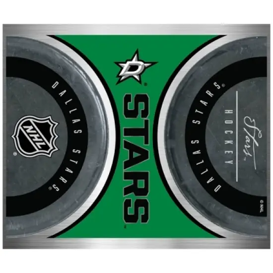 NHL Dallas Stars Jr. Thirst Game Puck Water Bottle - 24oz image {1}