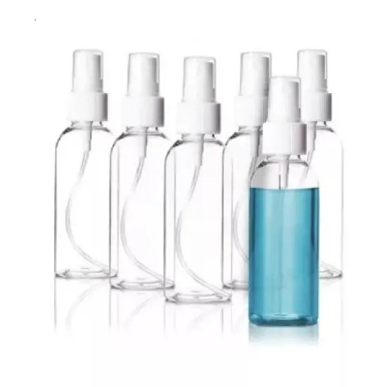 Kitcheniva Refillable Plastic Mist Spray Bottles 5 Pcs image {4}