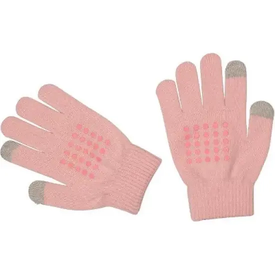 Hello Kitty's My Melody Cuff 3D Beanie and Glove set for Kids, Jacquard knit with Embroidered Appliques, Pink image {1}
