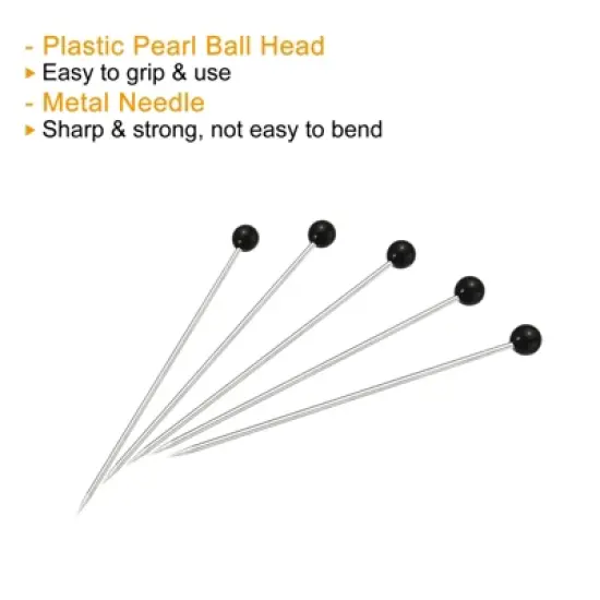 Unique Bargains Sewing Ball Glass Head Straight Quilting Pin image {3}