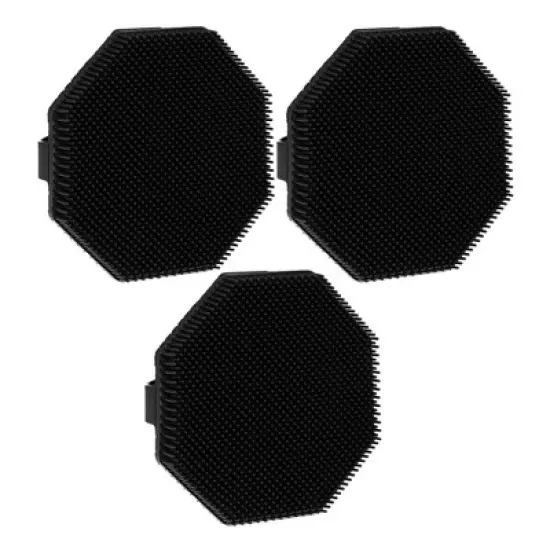 Unique Bargains Shower Silicone Body Scrubber 3 Pcs image {6}