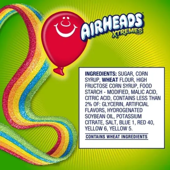 Airheads Xtremes Belts Chewy Candy - 3oz image {7}