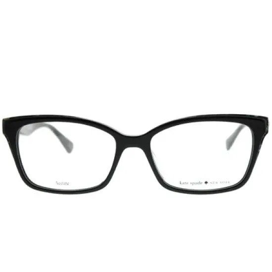 Kate Spade  INA Womens Rectangle Eyeglasses Dmnfbr Black 52mm image {1}