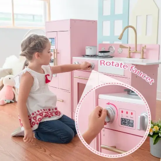Teamson Kids - Little Chef Charlotte Modern Play Kitchen - Pink image {6}
