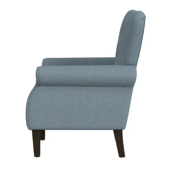 Rolled Arm Accent Chair - HomePop image {2}