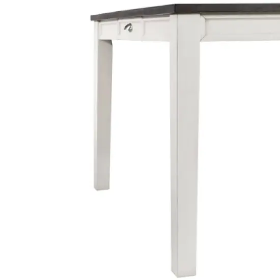 Jamison Two-Tone Counter Height Extendable Dining Table White - Picket House Furnishings image {5}