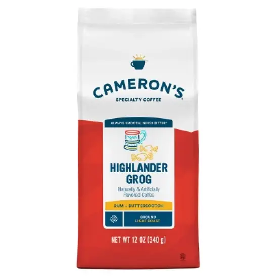 Cameron's Coffee Highlander Grog Light Roast Ground Coffee image {10}